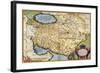 Map of Persia, from the "Theatrum Orbis Terrarum", Pub. by Abraham Ortelius Antwerp, circa 1590-null-Framed Giclee Print