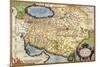 Map of Persia, from the "Theatrum Orbis Terrarum", Pub. by Abraham Ortelius Antwerp, circa 1590-null-Mounted Giclee Print
