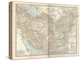 Map of Persia (Iran), Afghanistan and Baluchistan-Encyclopaedia Britannica-Stretched Canvas