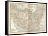 Map of Persia (Iran), Afghanistan and Baluchistan-Encyclopaedia Britannica-Framed Stretched Canvas