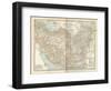 Map of Persia (Iran), Afghanistan and Baluchistan-Encyclopaedia Britannica-Framed Art Print