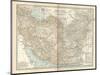 Map of Persia (Iran), Afghanistan and Baluchistan-Encyclopaedia Britannica-Mounted Art Print