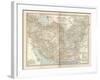 Map of Persia (Iran), Afghanistan and Baluchistan-Encyclopaedia Britannica-Framed Art Print