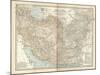 Map of Persia (Iran), Afghanistan and Baluchistan-Encyclopaedia Britannica-Mounted Art Print