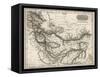 Map of Persia-null-Framed Stretched Canvas