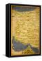 Map of Persia-Stefano Bonsignori-Framed Stretched Canvas