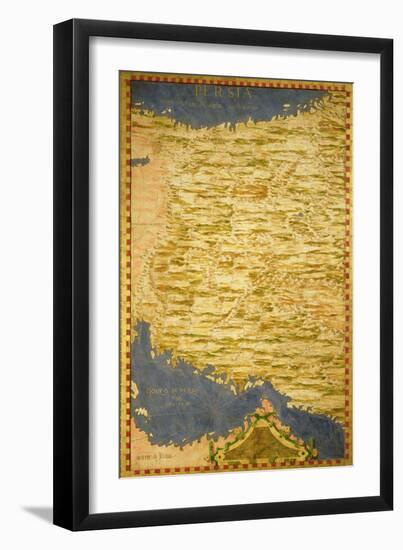 Map of Persia-Stefano Bonsignori-Framed Giclee Print