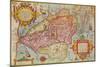 Map of Peru, c1599-Arnoldus Florentius-Mounted Giclee Print