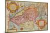 Map of Peru, c1599-Arnoldus Florentius-Mounted Giclee Print