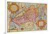 Map of Peru, c1599-Arnoldus Florentius-Framed Giclee Print