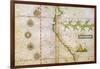 Map of Peru Coast, 1630-Science Source-Framed Giclee Print