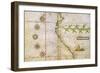 Map of Peru Coast, 1630-Science Source-Framed Giclee Print