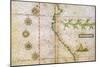 Map of Peru Coast, 1630-Science Source-Mounted Giclee Print