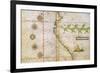 Map of Peru Coast, 1630-Science Source-Framed Giclee Print