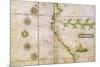 Map of Peru Coast, 1630-Science Source-Mounted Giclee Print