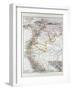 Map of Peru Ecuador Venezuela and Columbia 1899-null-Framed Giclee Print