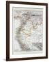 Map of Peru Ecuador Venezuela and Columbia 1899-null-Framed Giclee Print