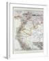 Map of Peru Ecuador Venezuela and Columbia 1899-null-Framed Giclee Print