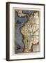 Map of Peru-Abraham Ortelius-Framed Art Print