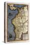 Map of Peru-Abraham Ortelius-Stretched Canvas