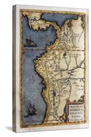 Map of Peru-Abraham Ortelius-Stretched Canvas