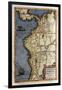 Map of Peru-Abraham Ortelius-Framed Art Print