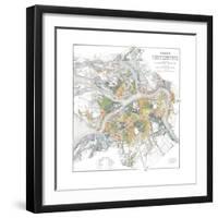 Map of Petersburg-null-Framed Giclee Print