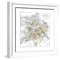 Map of Petersburg-null-Framed Giclee Print