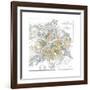 Map of Petersburg-null-Framed Giclee Print