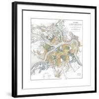 Map of Petersburg-null-Framed Giclee Print