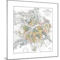 Map of Petersburg-null-Mounted Giclee Print