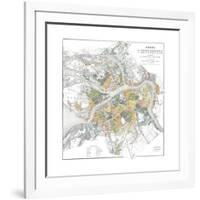 Map of Petersburg-null-Framed Giclee Print