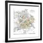 Map of Petersburg-null-Framed Giclee Print