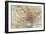 Map of Philadelphia (C. 1900), Maps-Encyclopaedia Britannica-Framed Art Print