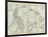 Map of Philippine Islands and Hawaii. Insets of Manila and Vicinity and Honolulu and Pearl Harbor-Encyclopaedia Britannica-Framed Art Print