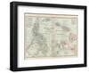 Map of Philippine Islands and Hawaii. Insets of Manila and Vicinity and Honolulu and Pearl Harbor-Encyclopaedia Britannica-Framed Art Print