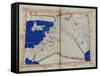 Map of Phoenicia, Mesopotamia and Babylon-Ptolemy-Framed Stretched Canvas