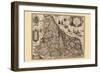 Map of Picardy, France-Pieter Van der Keere-Framed Art Print