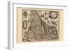 Map of Picardy, France-Pieter Van der Keere-Framed Art Print