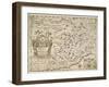 Map of Piedmont and Western Liguria Region-Giovanni Battista Cassini-Framed Giclee Print