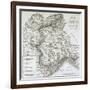 Map of Piedmont, of the Savoy and Genovas-null-Framed Giclee Print