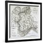 Map of Piedmont, of the Savoy and Genovas-null-Framed Giclee Print