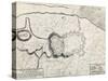 Map of Pinerolo, Italy, 17th Century-null-Stretched Canvas