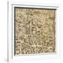 Map of Pisa, 1595-null-Framed Giclee Print