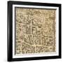 Map of Pisa, 1595-null-Framed Giclee Print