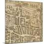 Map of Pisa, 1595-null-Mounted Giclee Print
