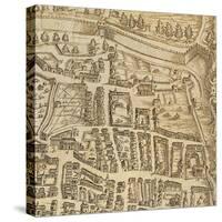 Map of Pisa, 1595-null-Stretched Canvas
