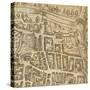 Map of Pisa, 1595-null-Stretched Canvas