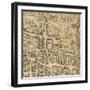 Map of Pisa, 1595-null-Framed Premium Giclee Print