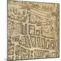 Map of Pisa, 1595-null-Mounted Premium Giclee Print